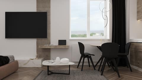 Enjoy Panoramic City Views- 2 min from main street