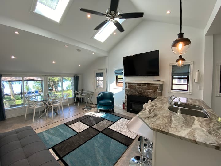 open concept kitchen/living room/dining room