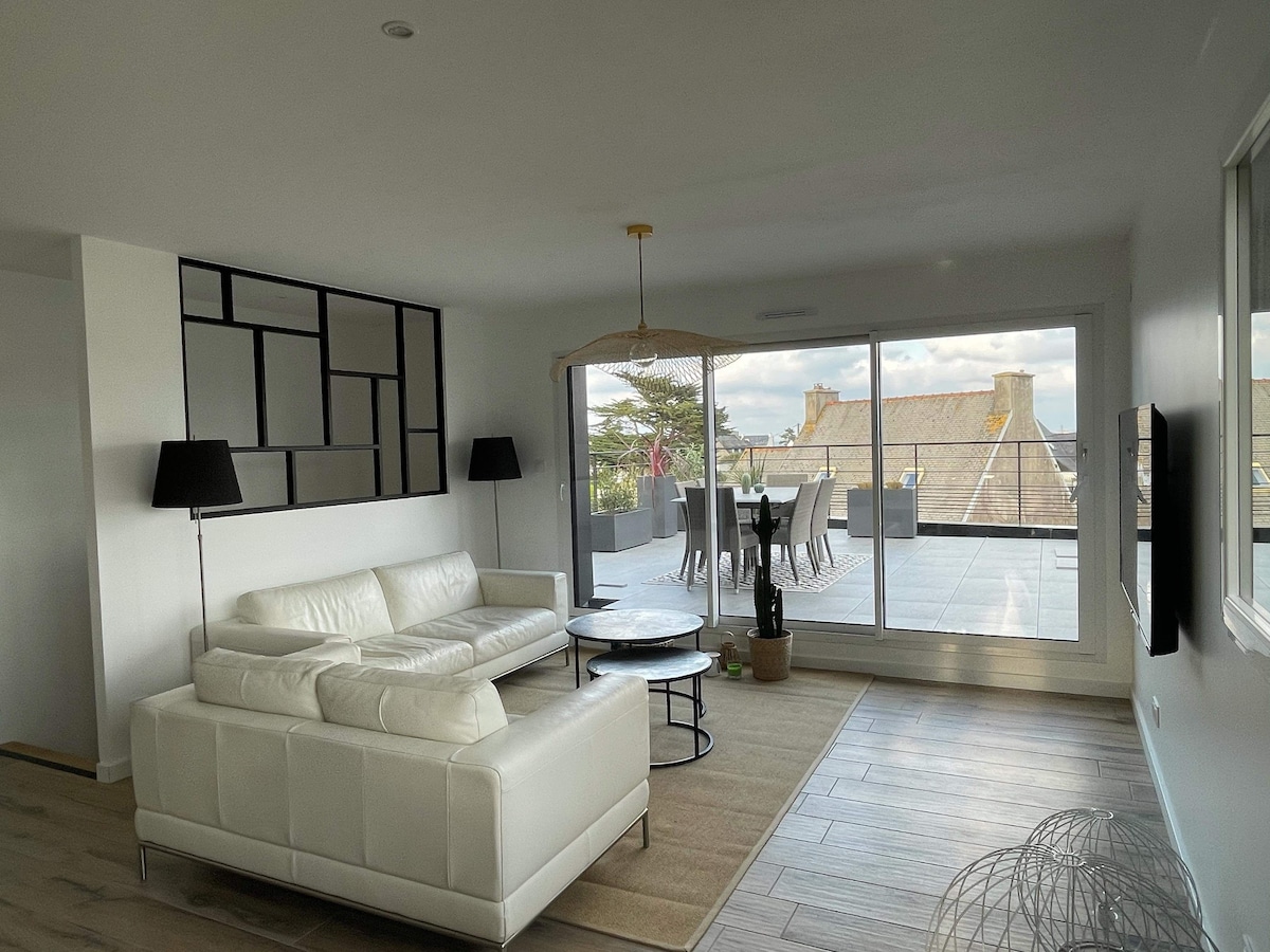 Top Airbnb: New villa 100 m from the beach in Plounéour Brignogan Plages