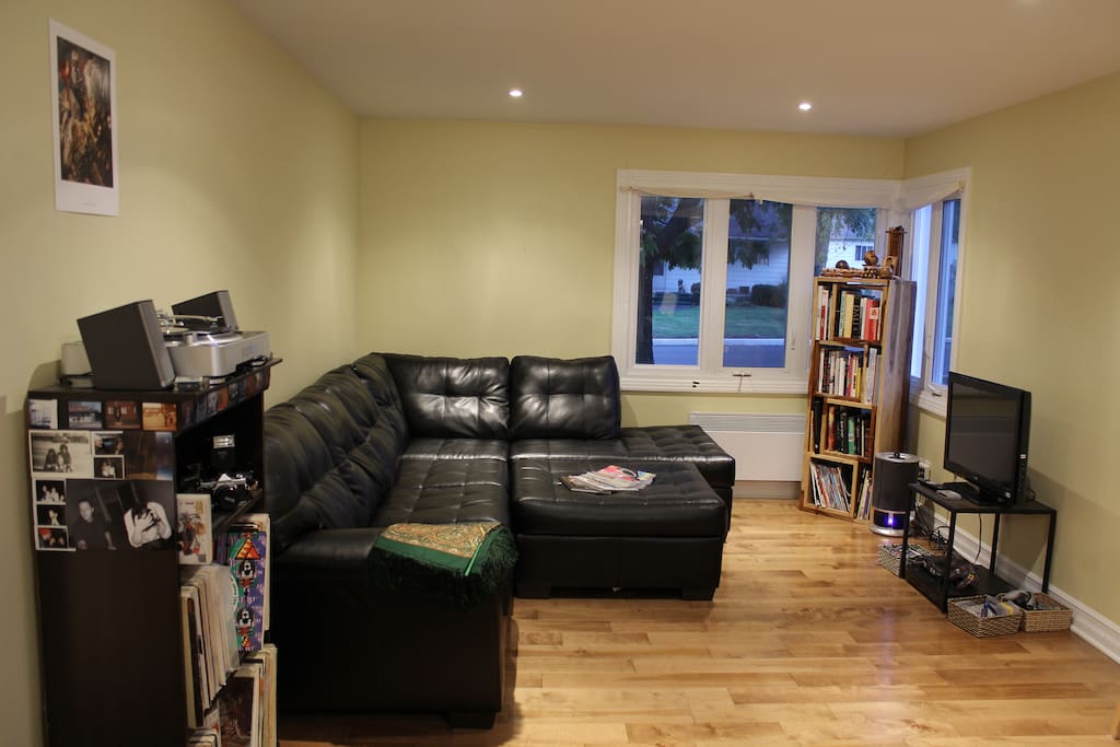 Open livingroom with TV(Netflix and other apps offered), N64 and other amenities
