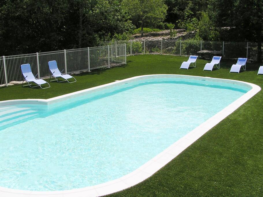 La piscine 6m x 12m x 1,2m