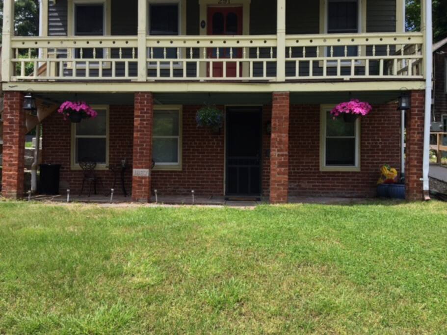 Front of house, your entrance