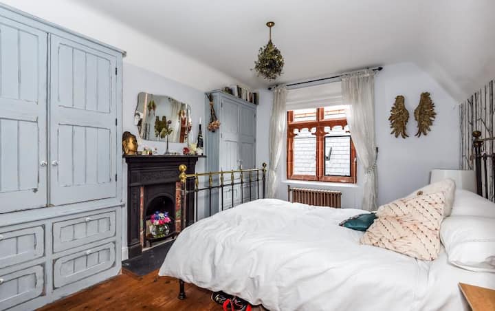 26. Angel Room:  Double bed.  next door to main bathroom.  See next photo.