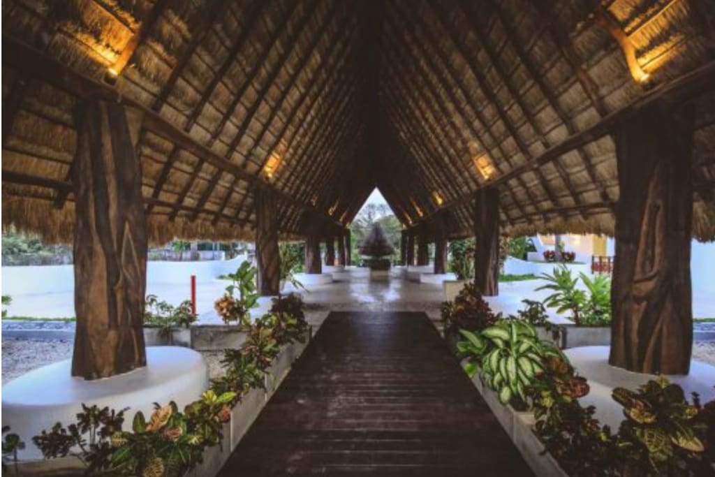 Beautiful Palapa as you enter
