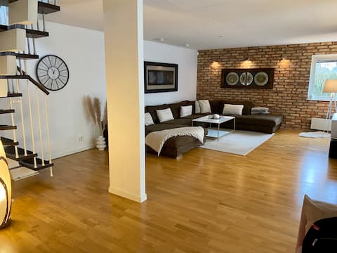 Modern villa in central Malmö (hel villa)