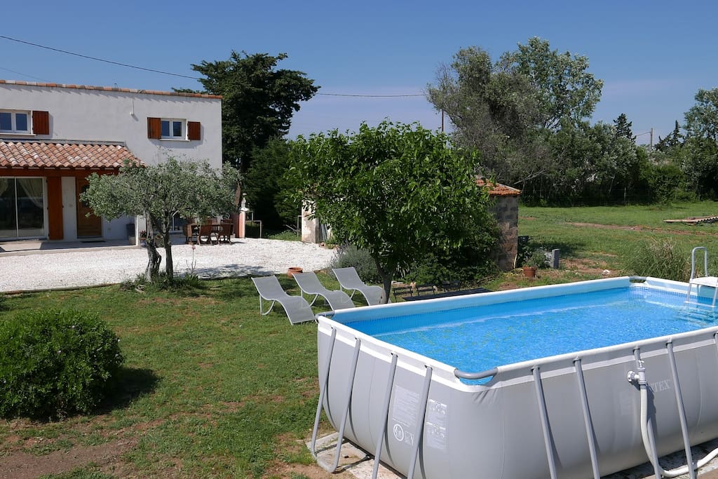 Jardin piscine