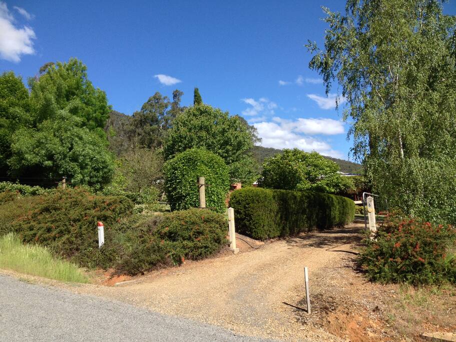 Driveway entrance