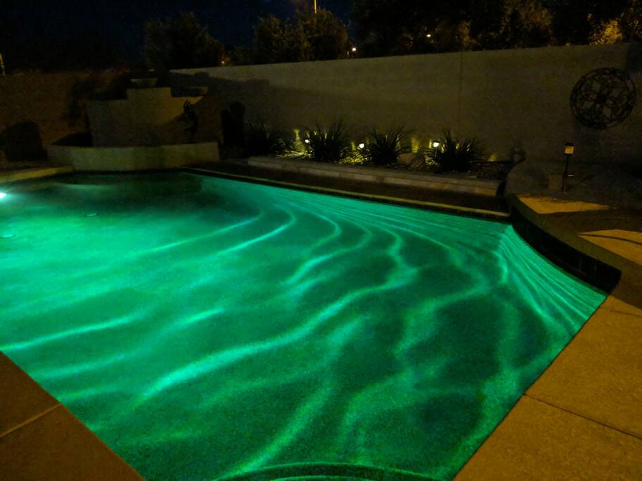 pool looking from shalllow end to deep end.