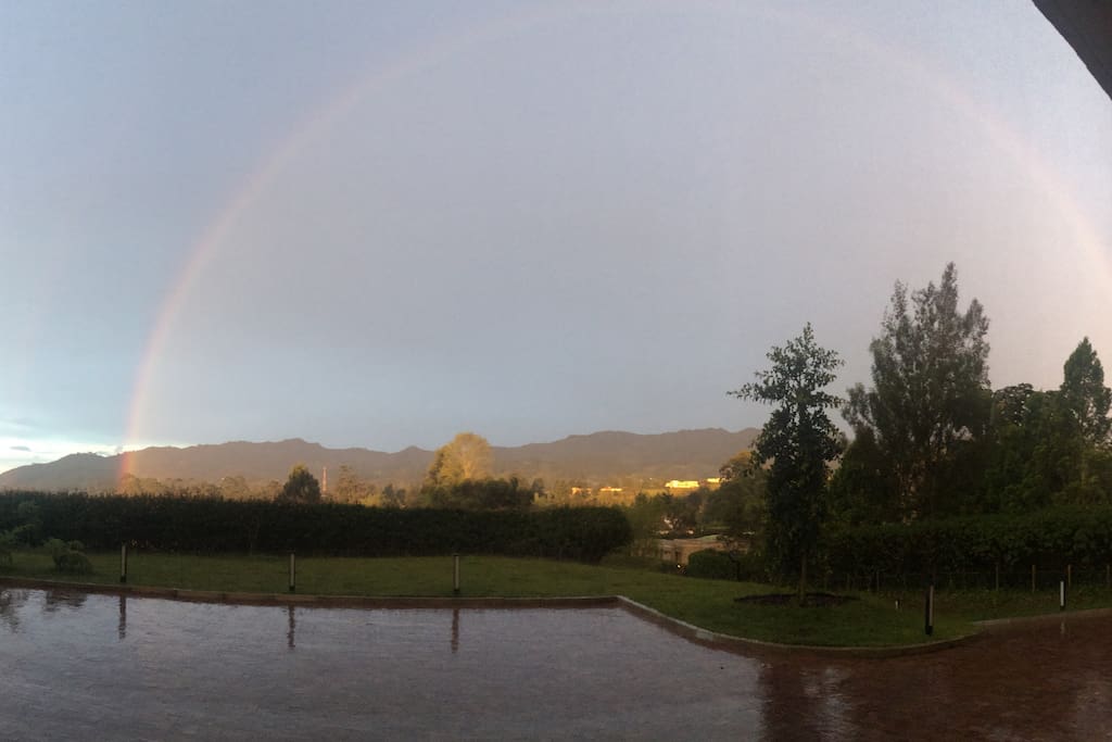 Amanecer en el campo.