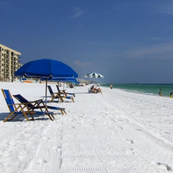 Our snow white beach
