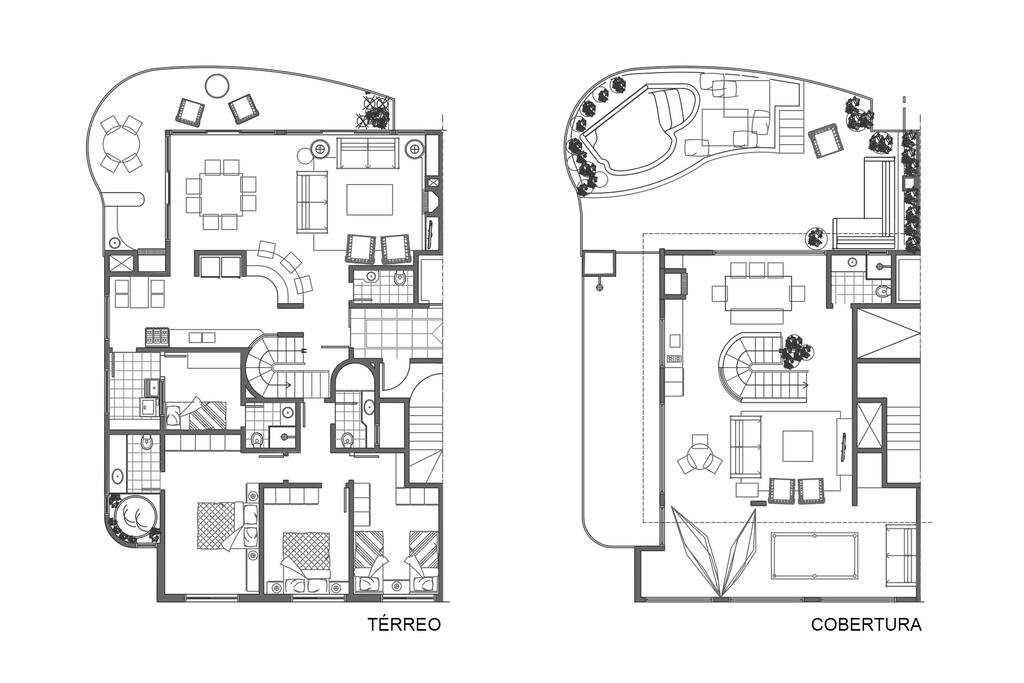 Planta baixa do apartamento