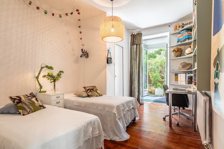 dormitorio 2 en terraza - ducha e inodoro
