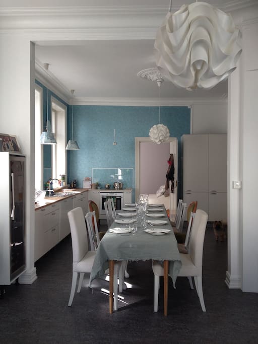 Dining area in the kitchen