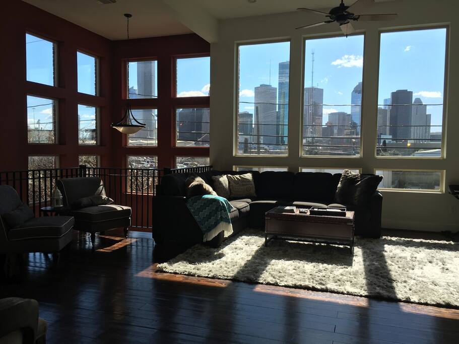 open concept living room