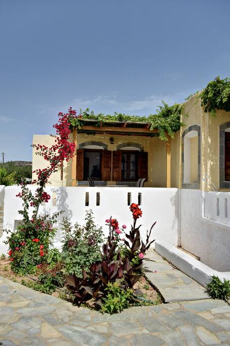 Terrase of the apartment and garden