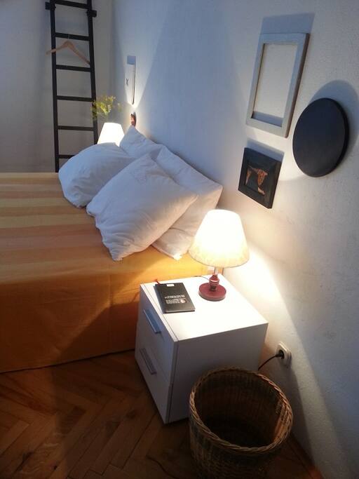 Every detail in this room is hand-made with affection.
