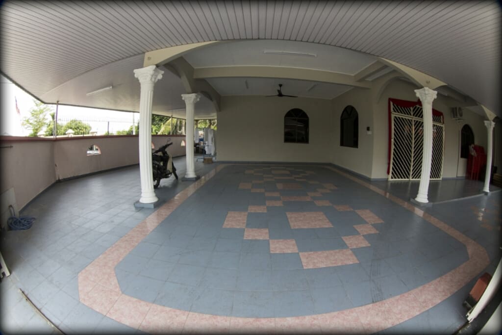 Spacious In house Parking Area With CCTV Control