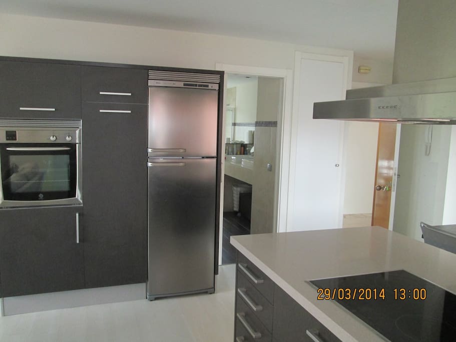 Apartamento completamente equipado con modernos electrodomésticos