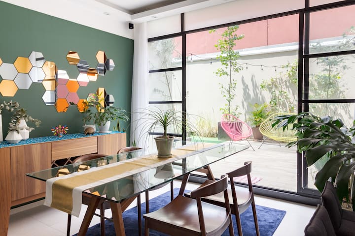 Gorgeous apartment with courtyard in Roma Norte