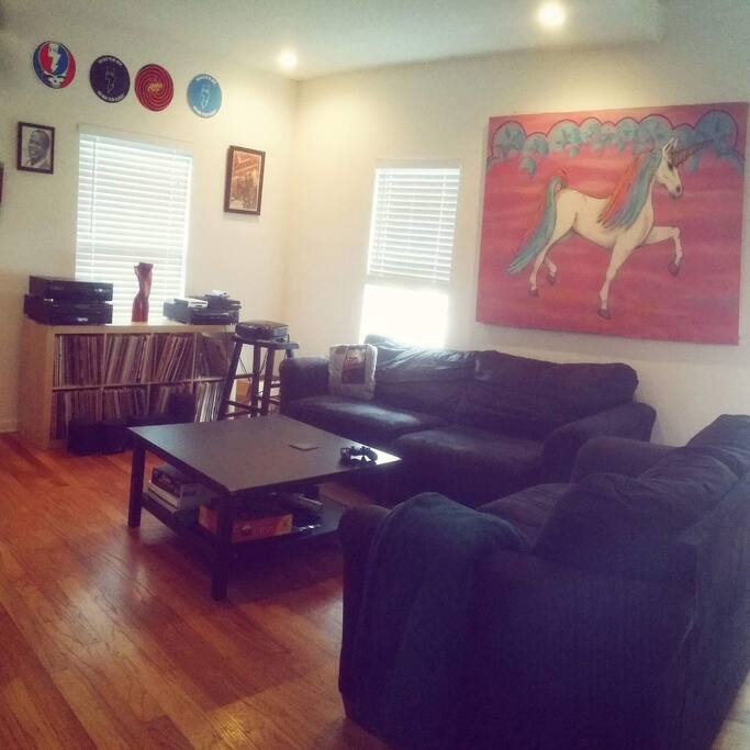 A room for living and reflecting.