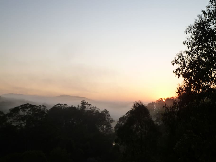 Awake to beautiful sunrises
