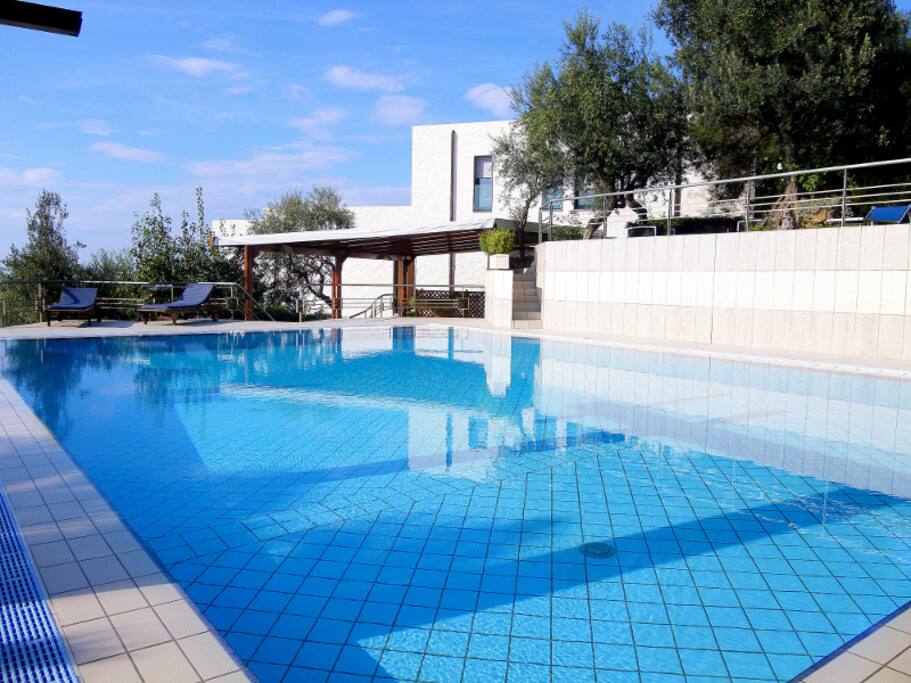 Private swimming pool.