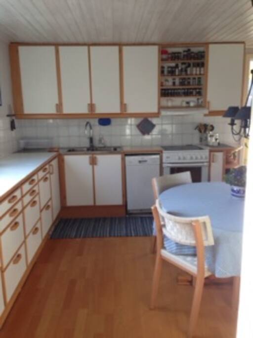 Well equipped kitchen