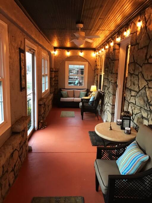 Enclosed front porch