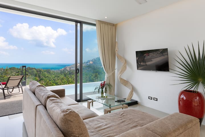 100% Private Sunrise Seaview 2 Bedroom - Koh Samui