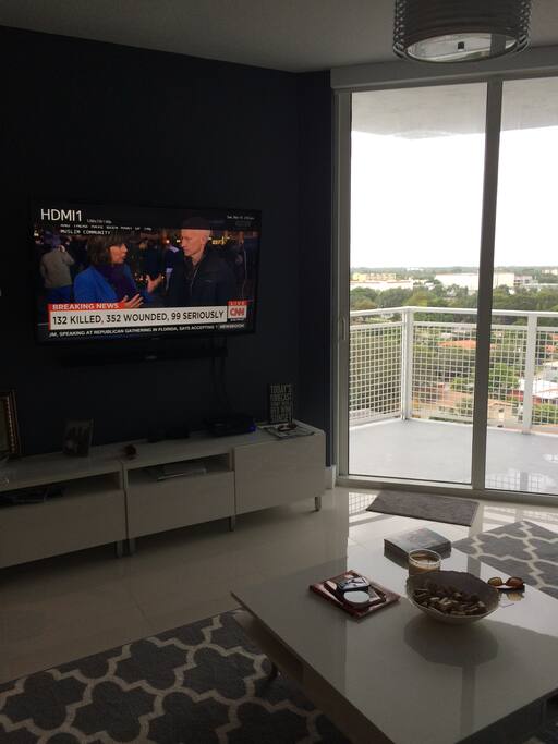 Great view from TV room and balcony