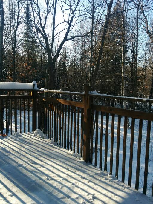 View from the balcony deck.