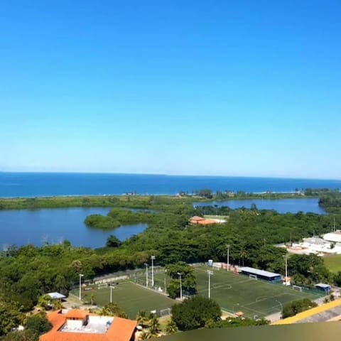 Lindo passeio de balsa na Lagoa para a Praia
