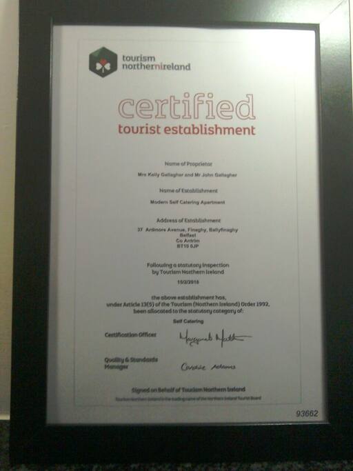 Tourism Northern Ireland Certified