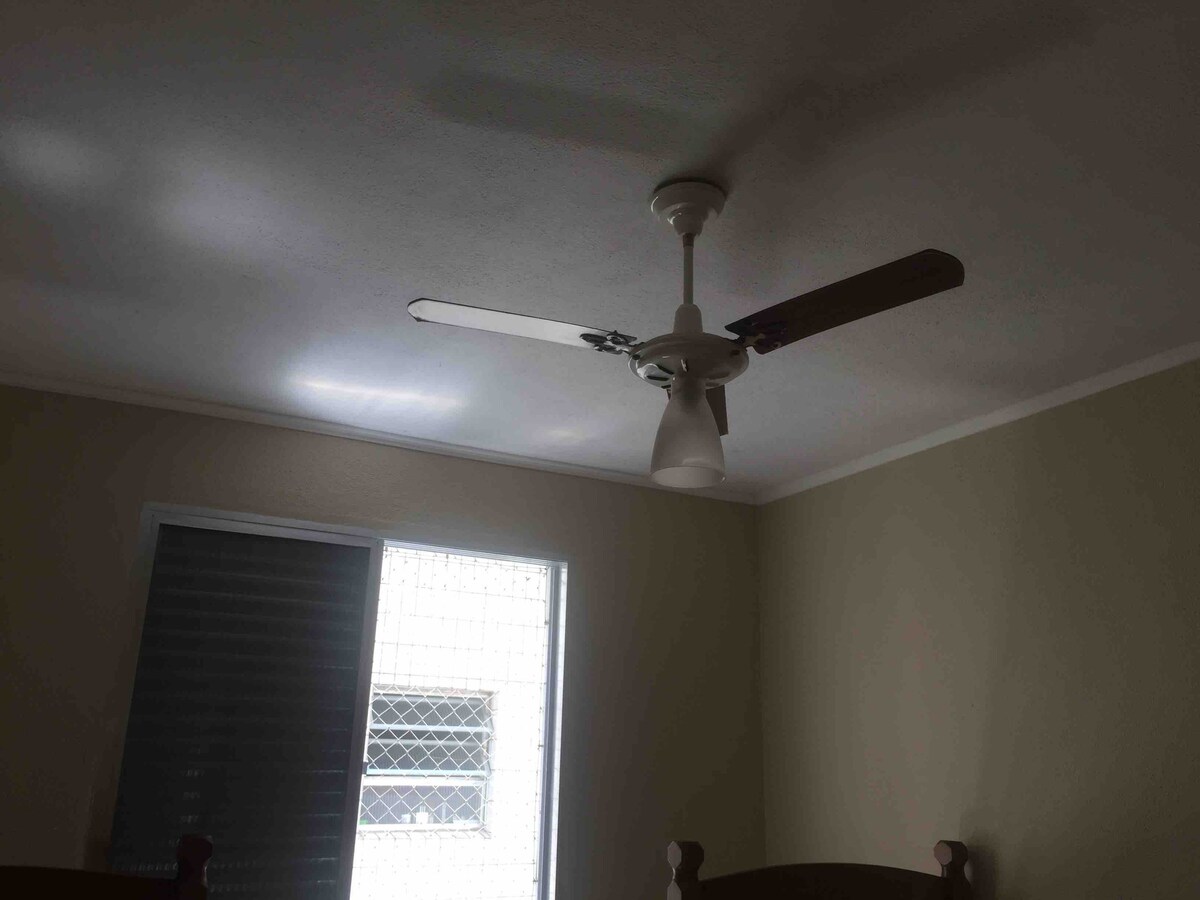 Ventilador en dos dormitorios 