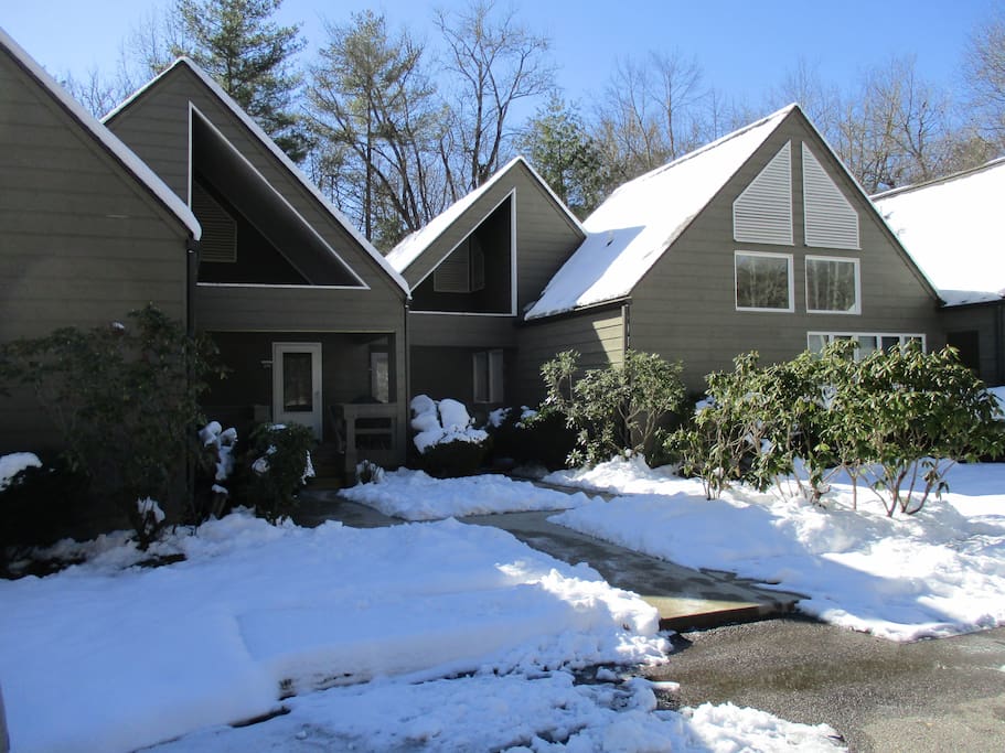 A Country Club villa in a winter wonderland!