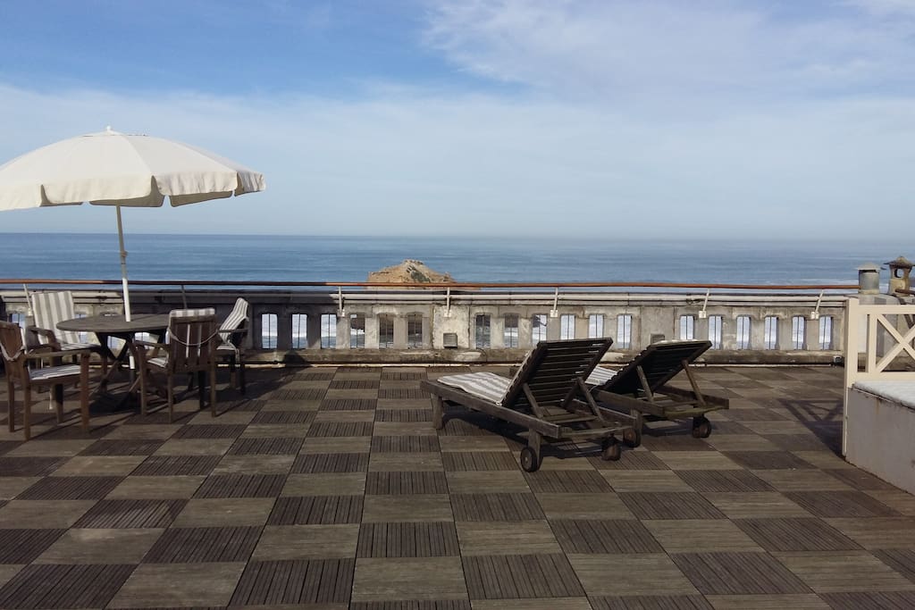 Terrasse - côté océan