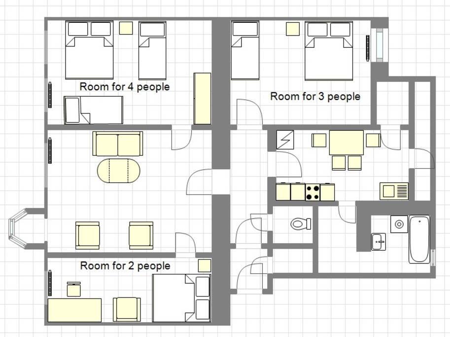 Plan of flat