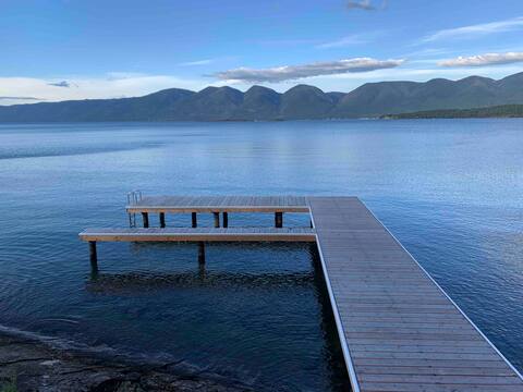 Flathead Lakefront Home with Stunning Views