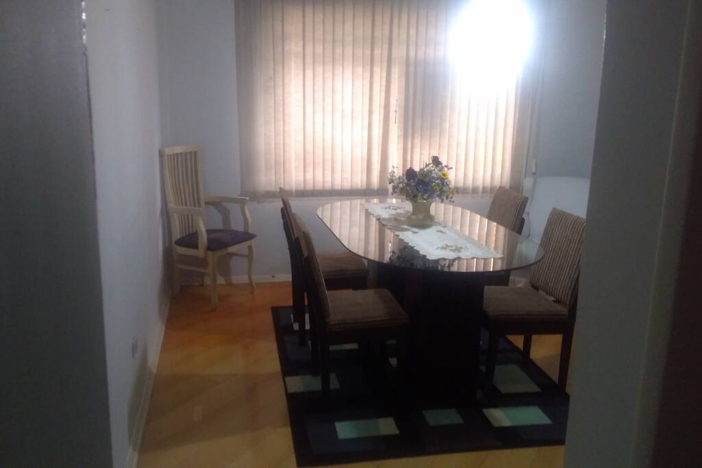Entrando no apartamento