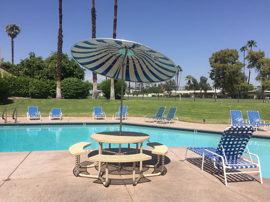 nearby pool