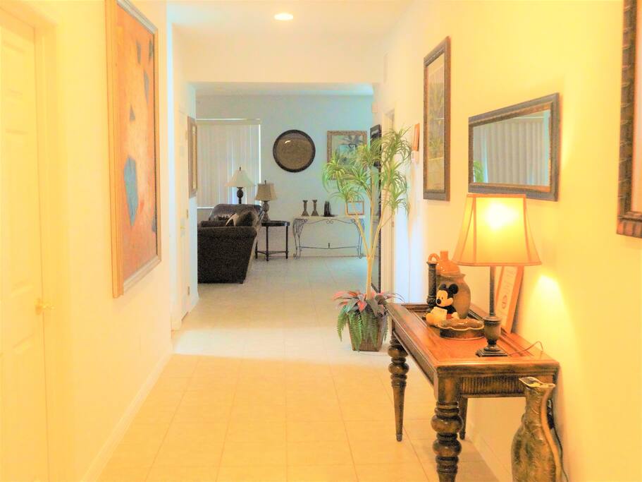 As you enter the HALLWAY, Treefield Retreat will take your breath away and give you a sense of the size and space.