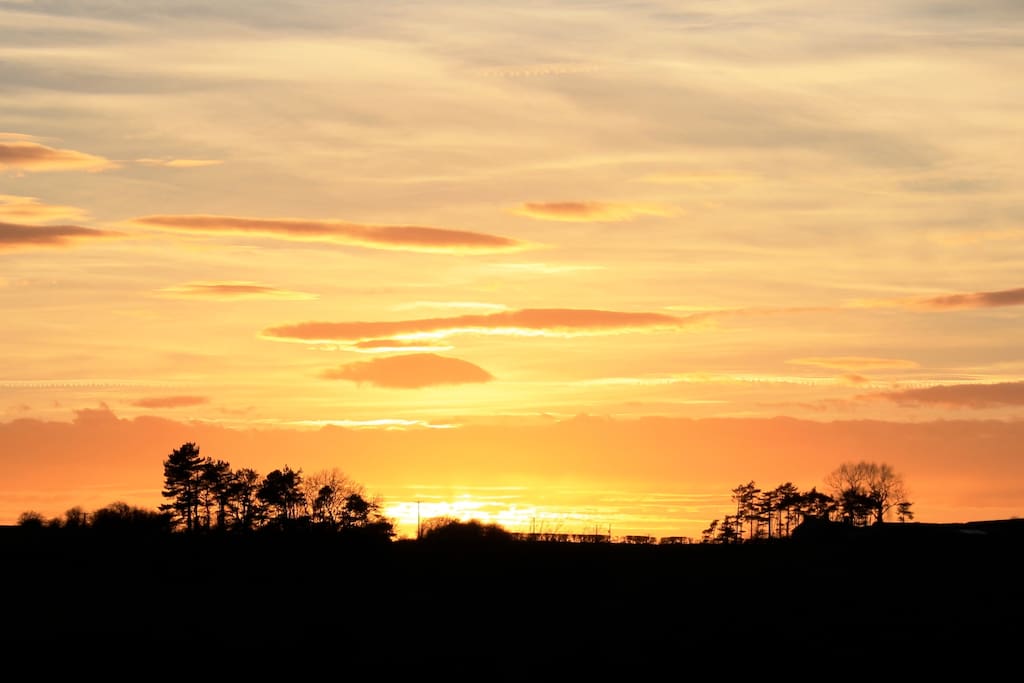 Sunset from the terrace