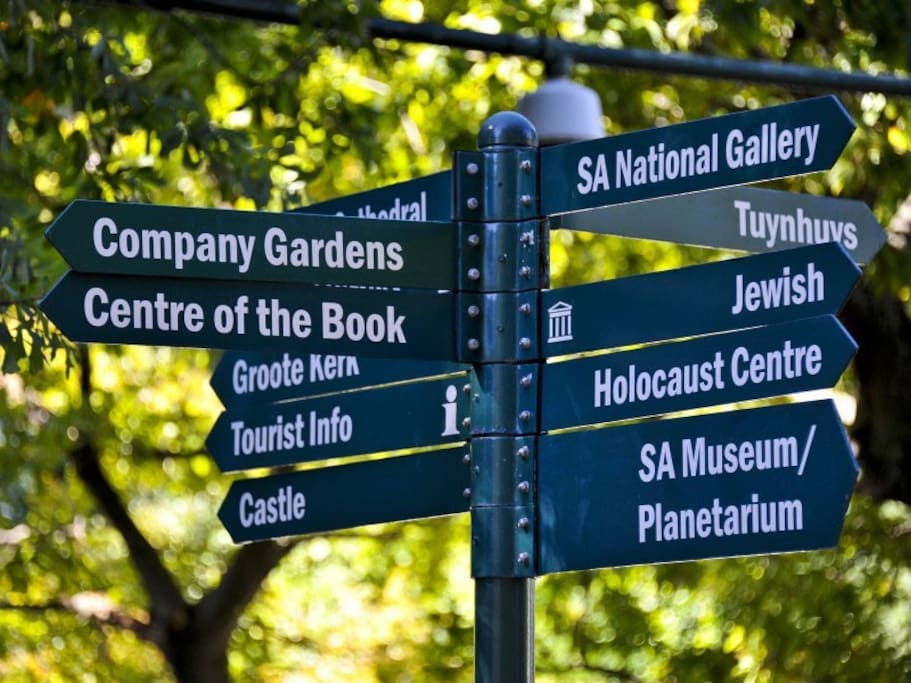 All these places to visit a mere stroll away...