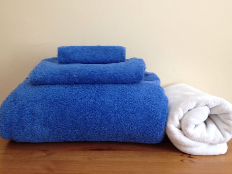 Fresh clean towels provided