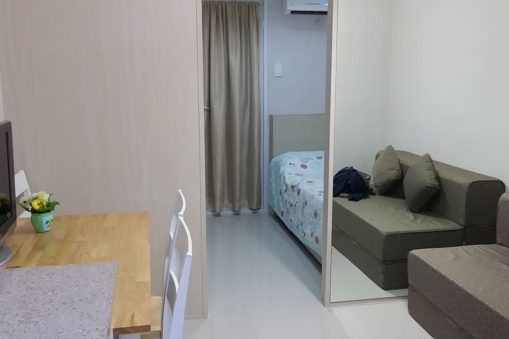 bedroom living and dinning
