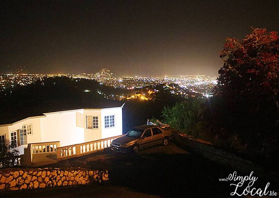 View of the city at nights