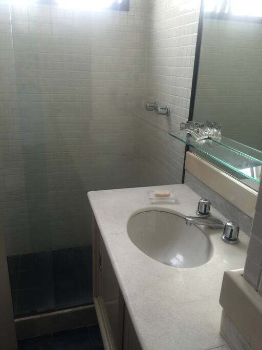 Bsthroom with shower
