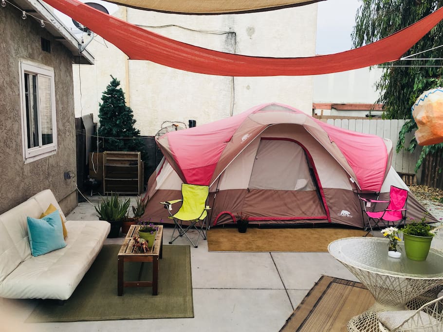 Urban camping at the Ollie Street Guesthouse!!