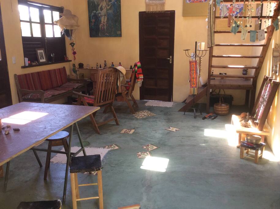 Sala e cozinha acoplada
