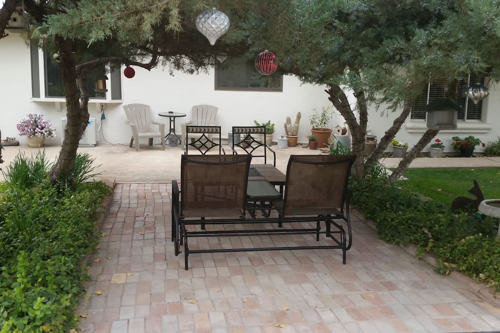 Outside seating